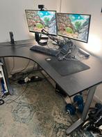 IKEA Galant hoekbureau 160x120, Huis en Inrichting, Ophalen, In hoogte verstelbaar, Gebruikt, Bureau