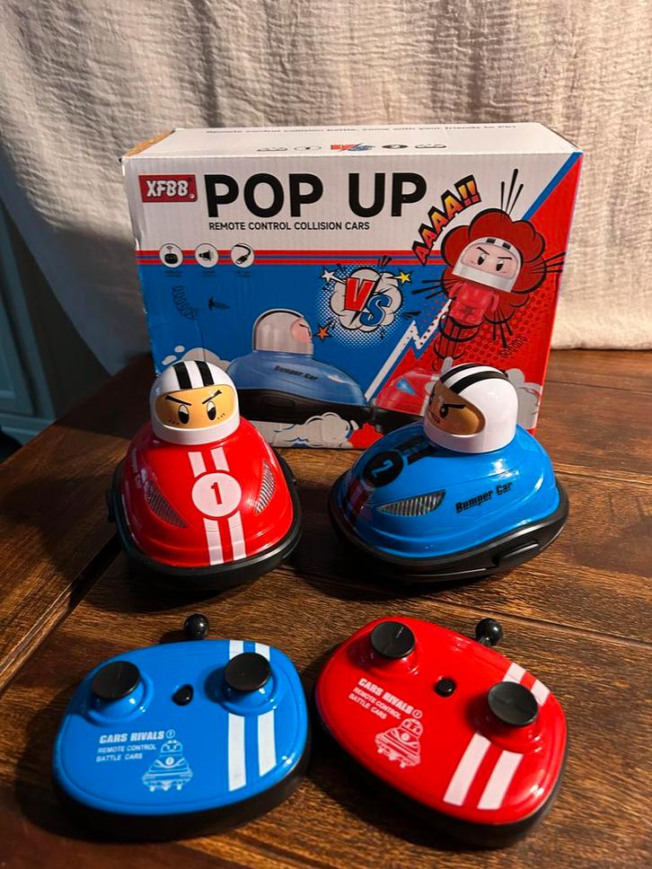 Leuke RC Botsauto's - Pop Up Collision Cars, Kinderen en Baby's, Speelgoed | Overig, Gebruikt, Jongen of Meisje, Ophalen of Verzenden