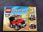 2x LEGO Creator 31040 Desert Racers - Retired, Ophalen of Verzenden, Gebruikt, Complete set, Lego