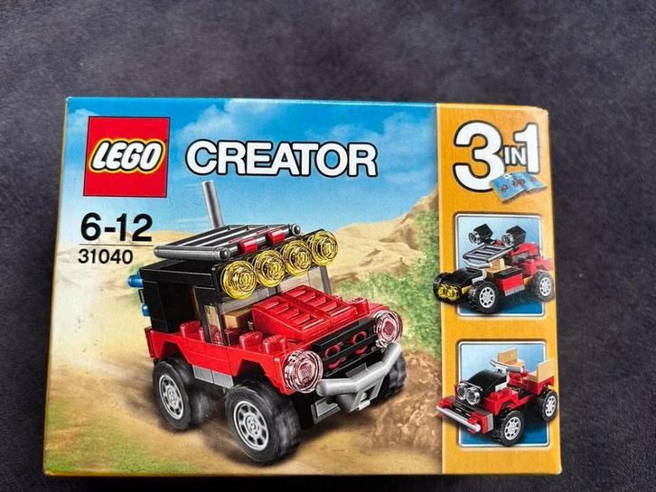 2x LEGO Creator 31040 Desert Racers - Retired, Kinderen en Baby's, Speelgoed | Duplo en Lego, Gebruikt, Lego, Complete set, Ophalen of Verzenden