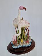 Viertasca Flamingo’s | Italiaans Capodimonte porselein, Antiek en Kunst, Ophalen of Verzenden