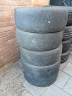 5 Yokohama slicks op VW velg 14", Auto diversen, Ophalen, Gebruikt
