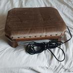 Voetenbankje, elektrisch verwarmd., Hout, Minder dan 50 cm, Gebruikt, Minder dan 50 cm