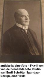 mooie CARTE de CABINET, Emil Schröter Berlijn-Spandau 1888, Ophalen of Verzenden, Voor 1940, Zo goed als nieuw, Foto
