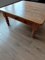 Grenen salontafel met lade, Huis en Inrichting, Tafels | Salontafels, Ophalen, Gebruikt, 50 tot 100 cm, 50 tot 100 cm