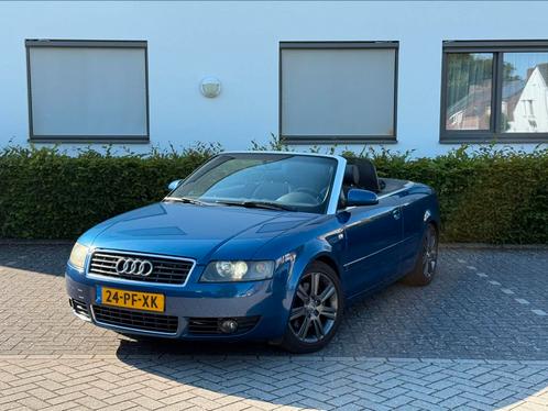 Audi A4 3.0 V6 162KW Cabrio AUT 2004 Blauw APK, Auto's, Audi, Bedrijf, Te koop, A4, ABS, Adaptieve lichten, Adaptive Cruise Control