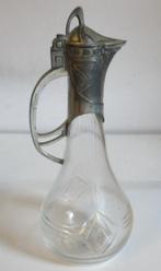 heel klein art nouveau WMF karaf verzilverd en geslepen 42, Antiek en Kunst, Verzenden