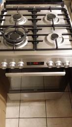 Nieuw gasfornuis RVS van het merk beko, Witgoed en Apparatuur, Fornuizen, Zo goed als nieuw, Gas, Vrijstaand, 85 tot 90 cm