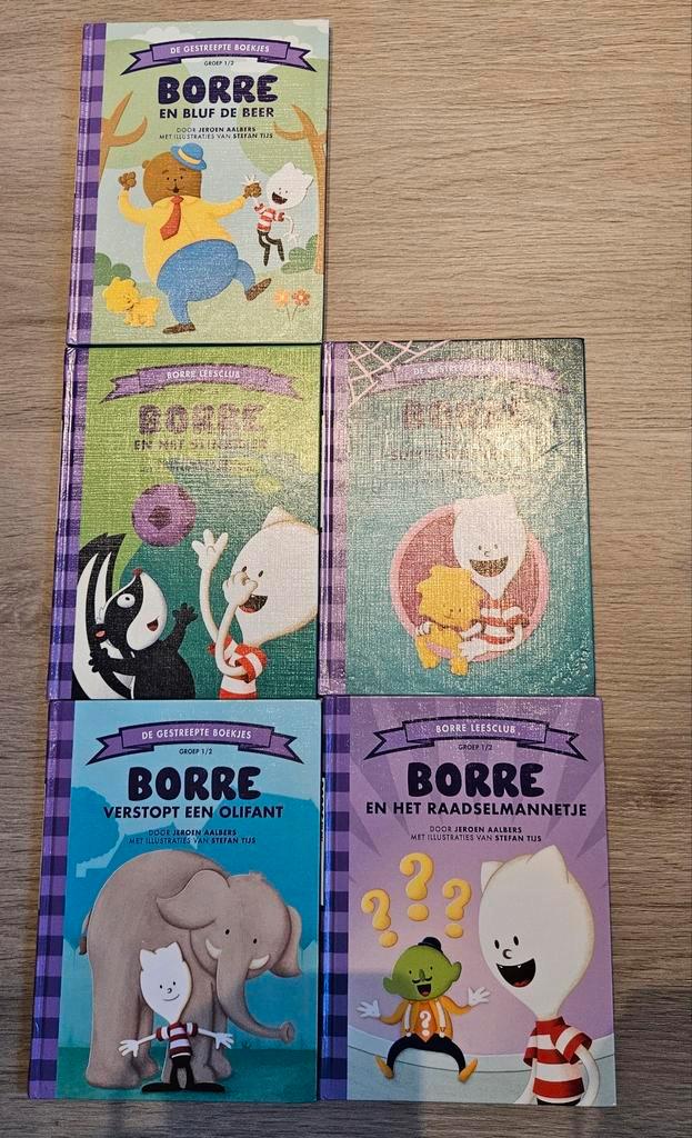 Borre boekjes - 4 stuks, Boeken, Kinderboeken | Jeugd | onder 10 jaar, Zo goed als nieuw, Fictie algemeen, Ophalen of Verzenden