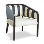 2x martini lounge chair zwart wit, Huis en Inrichting, Stoelen, Ophalen, Twee, Zwart, Zo goed als nieuw