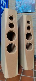 Nieuwe MDF Kabinetten - Proffesionele Meubelmaker., Nieuw, 120 watt of meer, Front, Rear of Stereo speakers, Ophalen