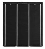 Zwarte kledingkast, Huis en Inrichting, Kasten | Kledingkasten, Ophalen of Verzenden, Zo goed als nieuw, 50 tot 75 cm, 150 tot 200 cm