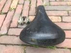 Brooks zadel met originele strop Made In England vintage, Fietsen en Brommers, Fietsonderdelen, Gebruikt, Algemeen, Ophalen of Verzenden