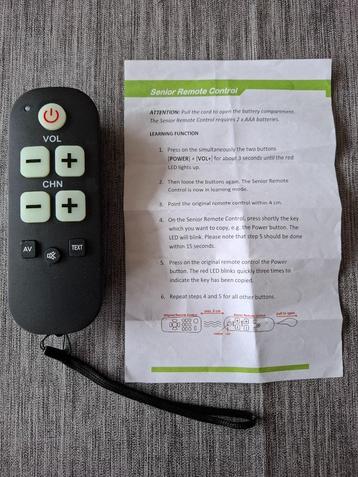 Senioren / slechtzienden afstandsbediening voor Philips tv’s beschikbaar voor biedingen