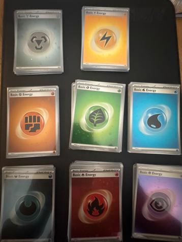 Pokémon #Numbered Energie Holo Kaarten beschikbaar voor biedingen
