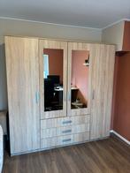 JYSK Vellerup kledingkast met spiegeldeuren, Huis en Inrichting, Ophalen, Overige materialen, 150 tot 200 cm, Zo goed als nieuw