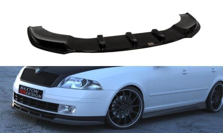 Voorlip splitter frontlip lip - Skoda Octavia 04-13, Auto diversen, Tuning en Styling, Ophalen of Verzenden