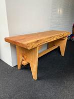 Te koop zeer mooie handgemaakte boomstam tuinbank, Ophalen, Nieuw, Hout