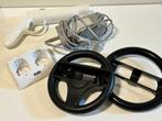 11x Nintendo Wii Accessoires, Ophalen of Verzenden, Gebruikt, Zonder controller, Met stuurtje