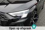 Audi A3 Sportback 45 TFSI e 3x S-LINE/PANO/RUITMOTIFLEDER/MA, Auto's, Gebruikt, Zwart, 4 cilinders, Zwart