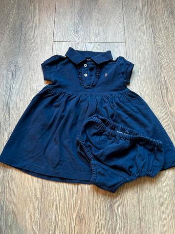 Ralph Lauren navy polo jurk met broekje maat 12M beschikbaar voor biedingen