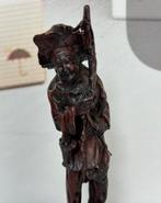 1980 Aziatisch Balinese visser gesneden uit Coromandelhout, Antiek en Kunst, Ophalen of Verzenden