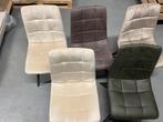 Mooie stoelen 2 lederen 3 stof, Huis en Inrichting, Stoelen, Ophalen, Overige kleuren, Design, Zo goed als nieuw