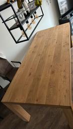 Grote eiken eettafel 240x99, Ophalen, 200 cm of meer, 50 tot 100 cm, Zo goed als nieuw