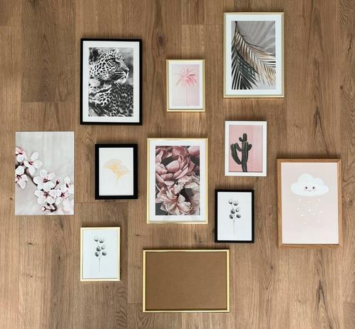 Desenio Posters met Lijsten Set, Audio, Tv en Foto, Fotografie | Fotolijsten, Gebruikt, Ophalen of Verzenden
