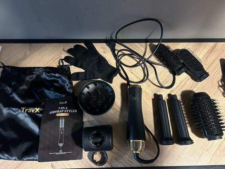 Travx 7in1 airwrap + stijltang, Sieraden, Tassen en Uiterlijk, Uiterlijk | Haarverzorging, Gebruikt, Föhn of Haardroger, Ophalen