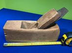 Vintage Houten Blokschaaf met Kroonlogo, Antiek en Kunst, Antiek | Gereedschap en Instrumenten, Ophalen of Verzenden