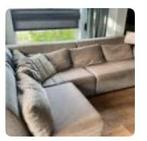 Elementen bank, Huis en Inrichting, Banken | Bankstellen, Ophalen, Gebruikt, Vierpersoons of meer, Elementen bank