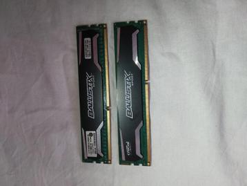 💾 Crucial Ballistix Sport 16GB DDR3 - 2 stuks beschikbaar voor biedingen