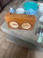 Damklok / Schaakklok - Vintage, Antiek en Kunst, Antiek | Klokken, Ophalen