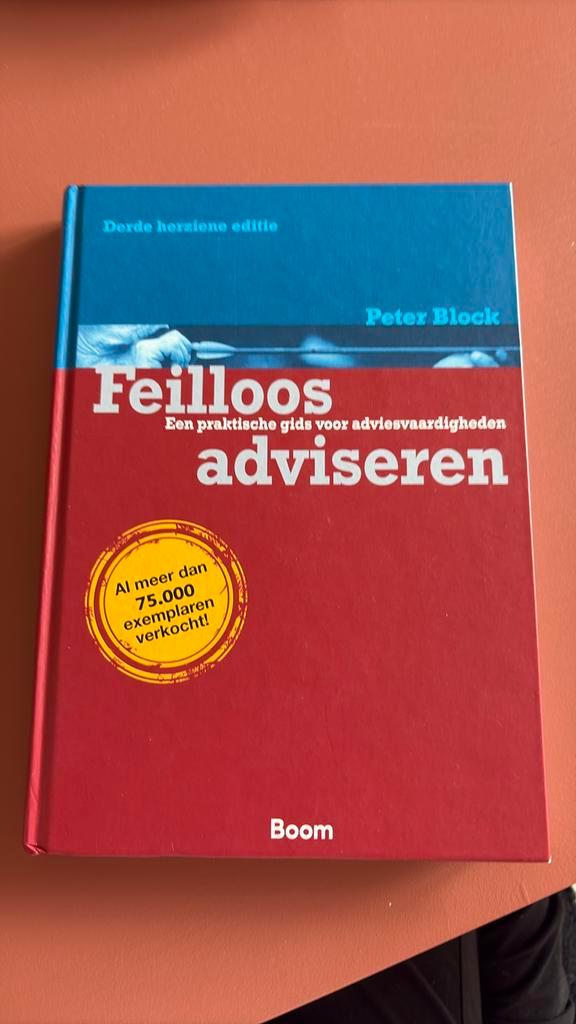 Peter Block - Feilloos adviseren, Boeken, Wetenschap, Zo goed als nieuw, Ophalen of Verzenden