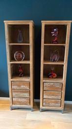 2 leuke kastjes, hout, geen rommel, Ophalen, Zo goed als nieuw, Hout, Cd's