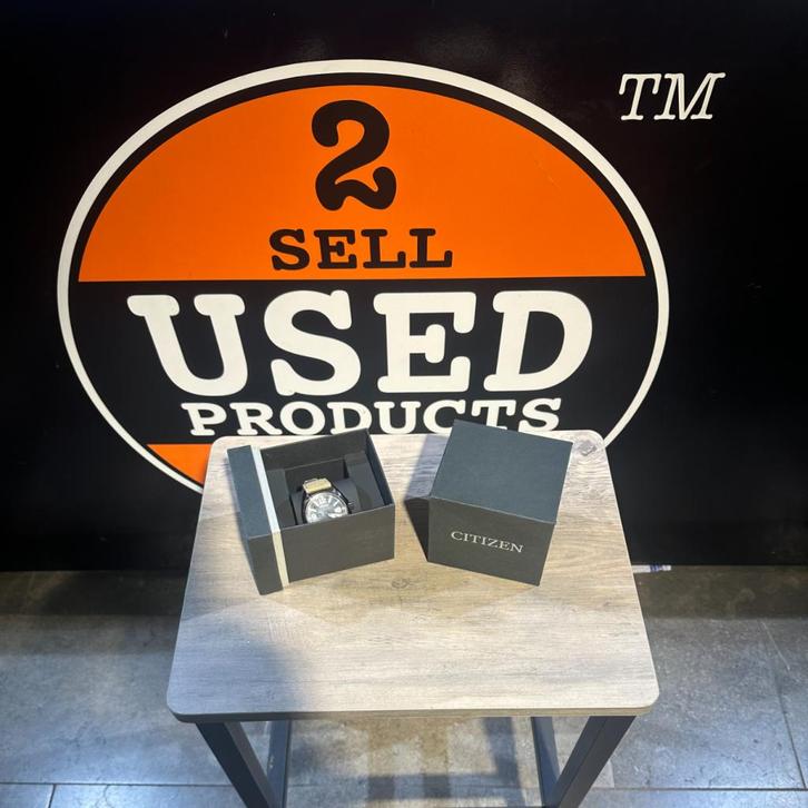 Citizen horloge  AW1575-08e - laad op via licht - Garantie, Sieraden, Tassen en Uiterlijk, Horloges | Heren, Zo goed als nieuw