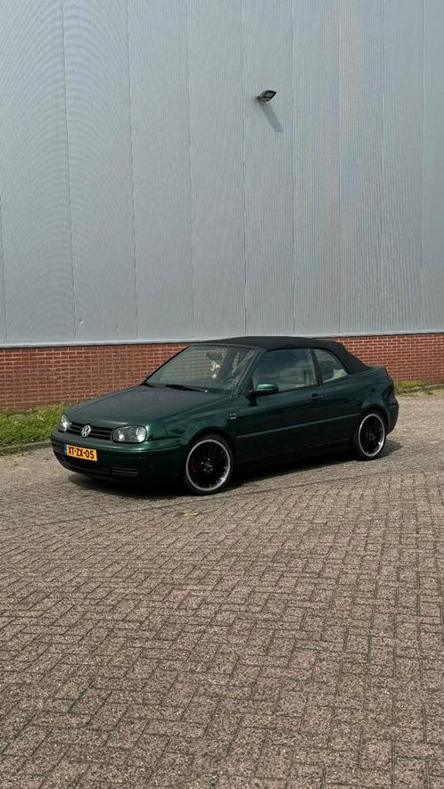 Volkswagen Golf 1.8 Cabriolet 55KW 1999 Groen, Auto's, Volkswagen, Particulier, Golf, Benzine, Cabriolet, Handgeschakeld, Origineel Nederlands