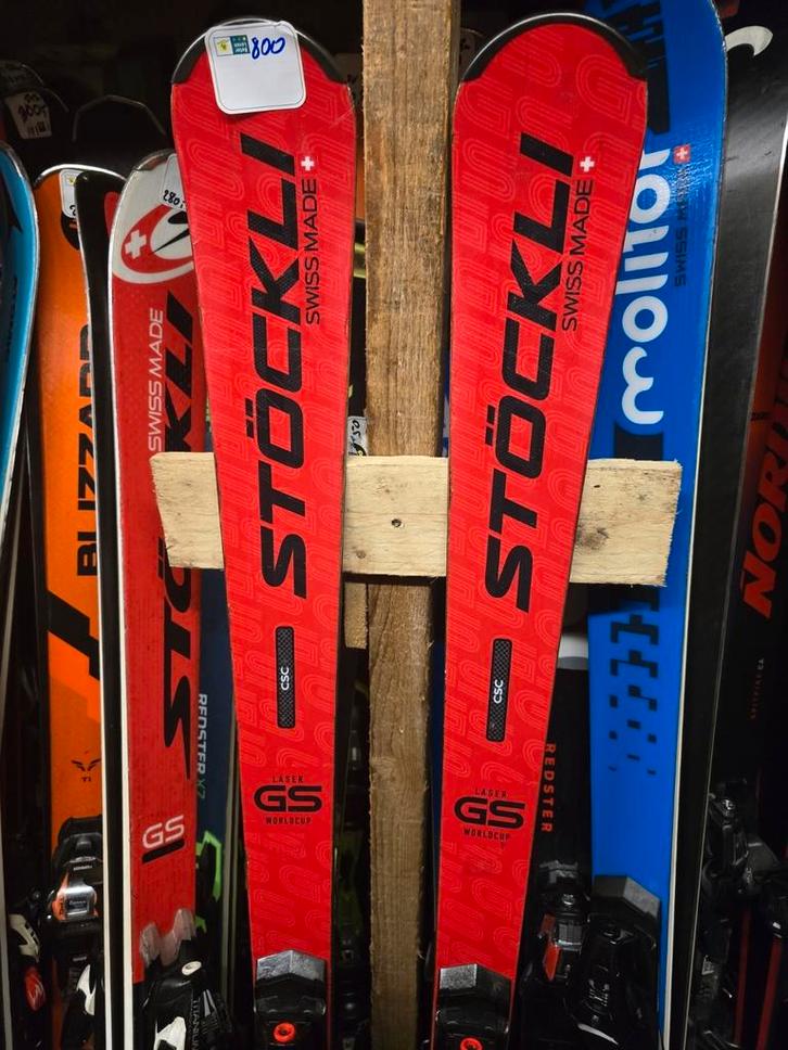 175 cm STOCKLI LASER GS 24/25 BEST SKI OP WERELD SWISS, Sport en Fitness, Skiën en Langlaufen, Zo goed als nieuw, Ski's, Skiën