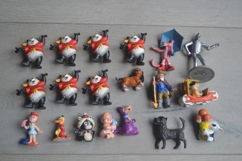 19 oude Pvc figuurtjes jaren 80 / 90, Verzamelen, Poppetjes en Figuurtjes, Gebruikt, Verzenden