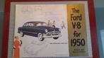 Ford Folders Deluxe en Custom Deluxe  1950, Boeken, Auto's | Folders en Tijdschriften, Gelezen, Ophalen of Verzenden, Ford