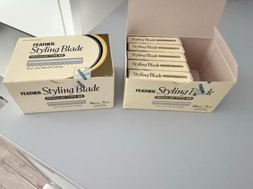 Feather styling mesjes. 100 blades type EX beschikbaar voor biedingen