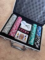 Pokerset compleet, Hobby en Vrije tijd, Gezelschapsspellen | Kaartspellen, Ophalen of Verzenden, Zo goed als nieuw