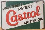 Casterol motor oil logo reclamebord van metaal wandbord, Verzamelen, Nieuw, Reclamebord, Ophalen of Verzenden