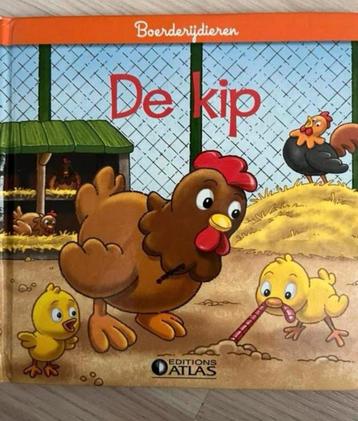 Boerderijdieren De kip, de haan en de kuikens beschikbaar voor biedingen