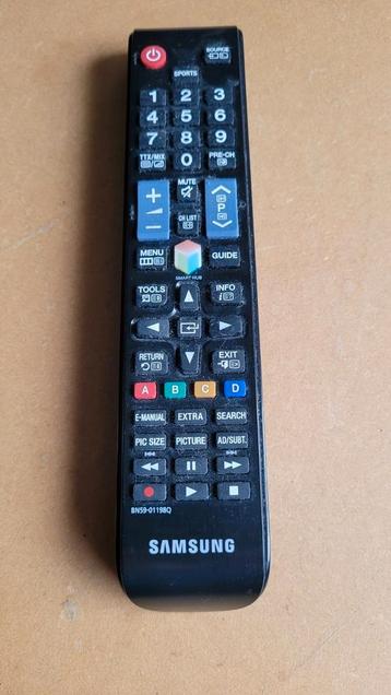 Samsung  TV- afstandsbediening met modelnummer BN59-01198Q. beschikbaar voor biedingen