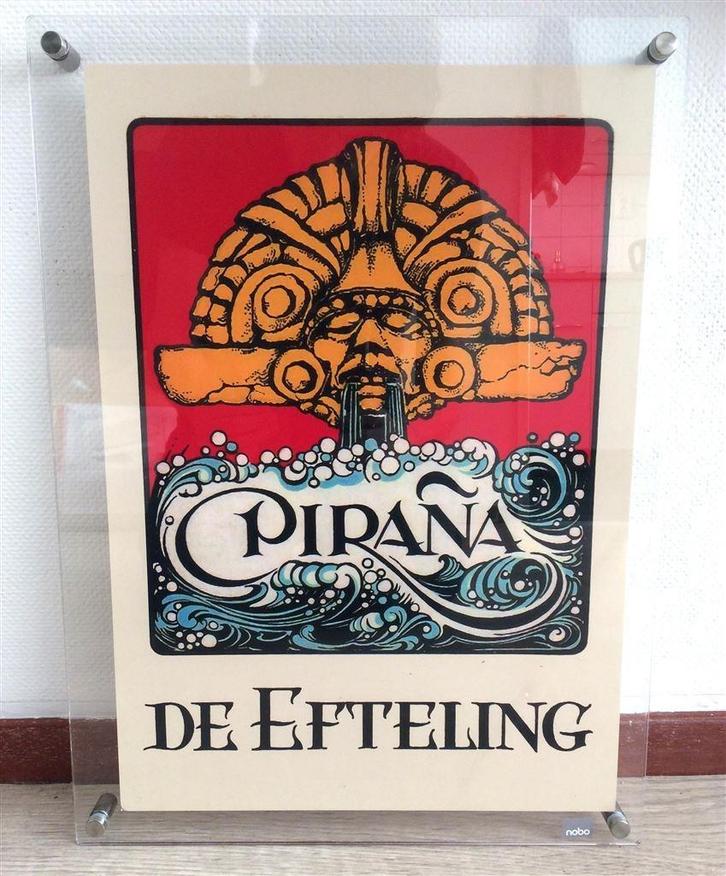 de EFTELING de Pirana Kunst Affiche Poster, Verzamelen, Efteling, Nieuw, Beeldje of Poppetje, Verzenden