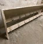 Brocante oud groot regaal / wandrek 140 cm, Antiek en Kunst, Curiosa en Brocante, Verzenden