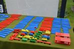 Grote vintage treinbaan Herbart met locomotiefjes rails enz, Antiek en Kunst, Antiek | Speelgoed, Ophalen of Verzenden