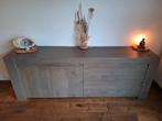Eiken dressoir grey wash - 220cm, Ophalen